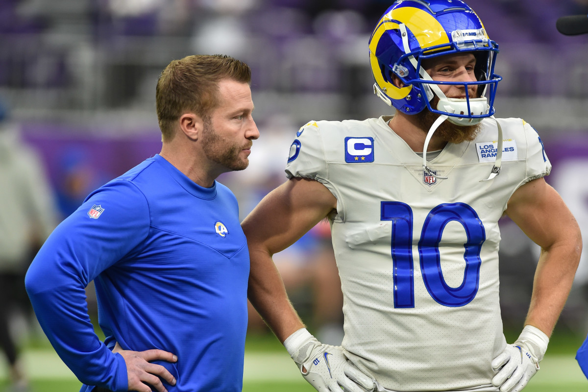Will Sean McVay and the Rams be without Cooper Kupp to open the season? (USA Today)